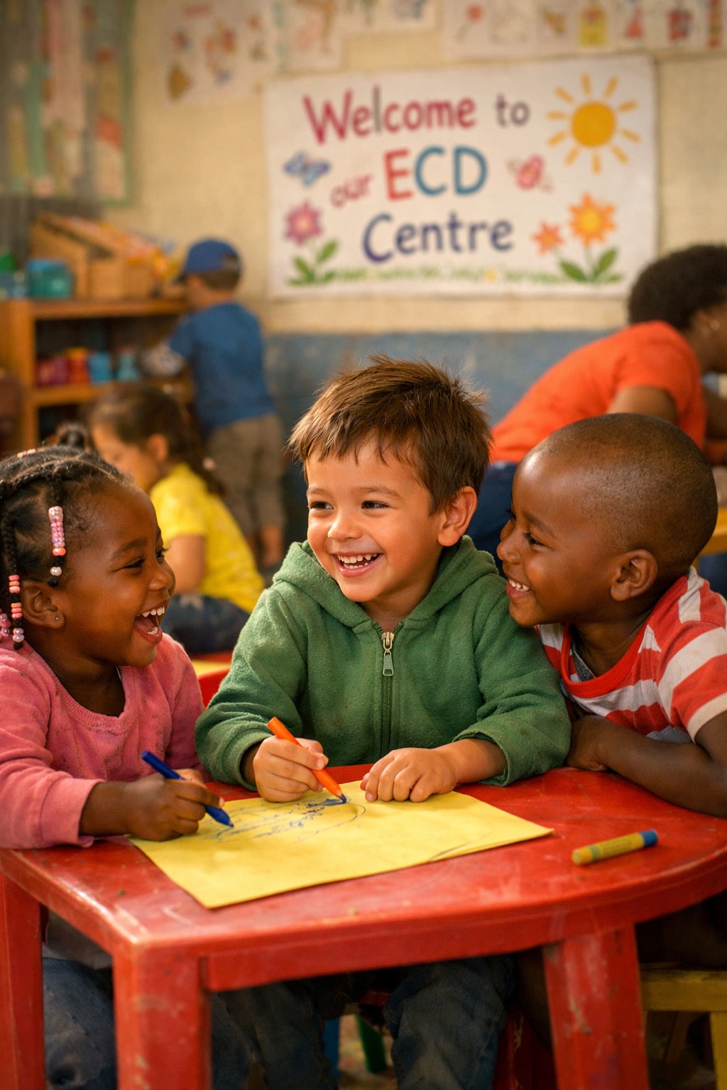 Children in an early childhood development centre