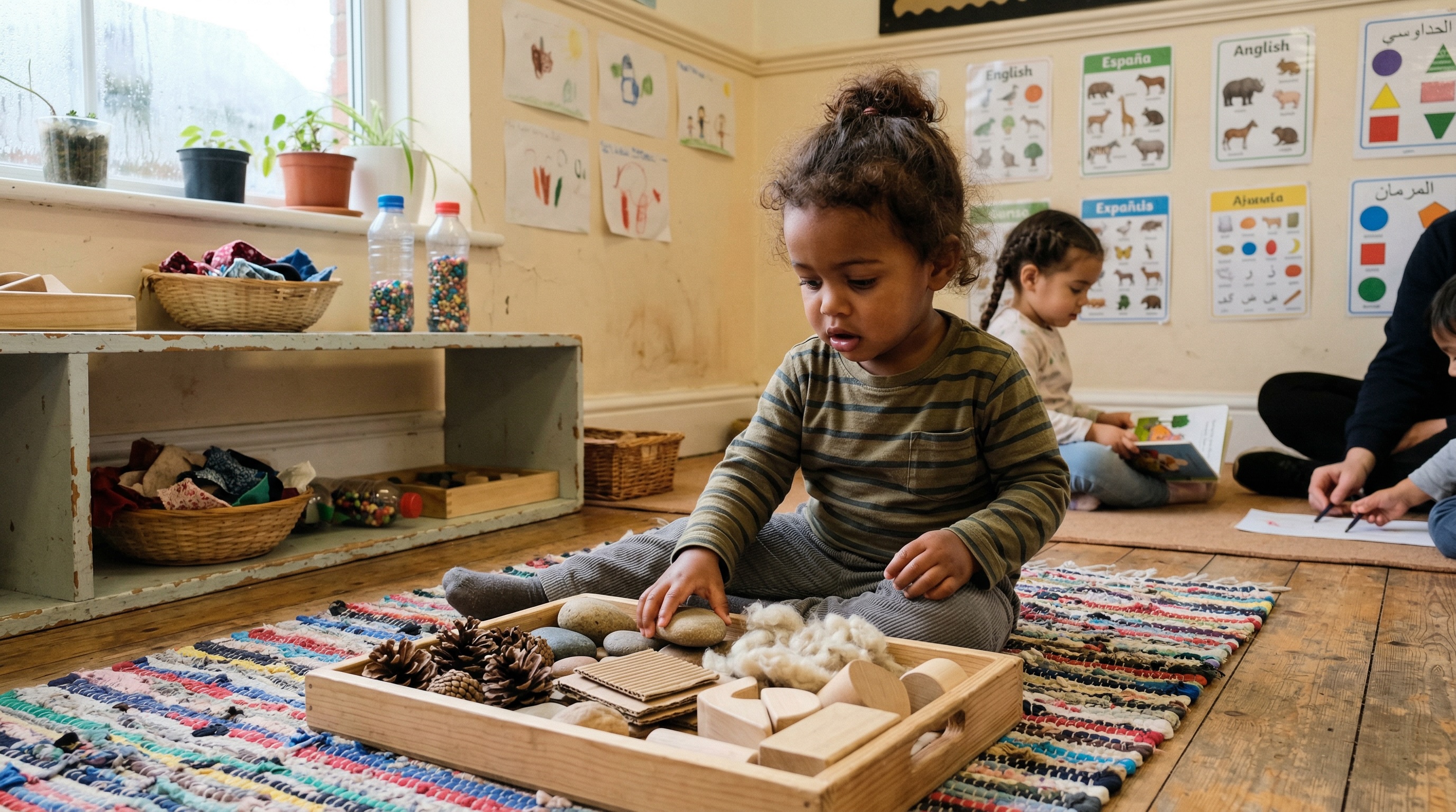 Sensory materials for infants